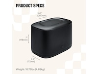 JBL Cove X1 Wi-Fi Høyttaler (sort) Trådløs / Bluetooth-høyttaler