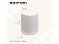 JBL Cove M1 Wi-Fi Høyttaler (hvit) Trådløs / Bluetooth-høyttaler