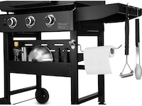 Austin and Barberque Gass plancha 12kW 3 Burner 3093cm² tralle -B-Grade Demo hjem & fritid