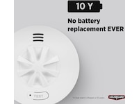 Housegard Luma trådløs varmevarsler 10-års batteri Røykvarslerer