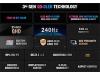 ASUS 27" ROG Strix XG27AQDMESZ gamingskjerm Gamingskjermer