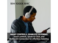 Sony WH-1000XM4C trådløse hodetelefoner (sort) Hodetelefoner