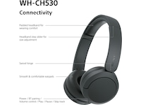 Sony WH-CH530 Trådløse Bluetooth Hodetelefoner (sort) Hodetelefoner