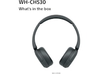 Sony WH-CH530 Trådløse Bluetooth Hodetelefoner (sort) Hodetelefoner