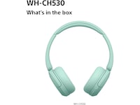 Sony WH-CH530 Trådløse Bluetooth Hodetelefoner (mint) Hodetelefoner