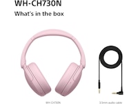 Sony WH-CH730N Trådløse Støydempende Hodetelefoner (pink) Hodetelefoner