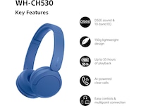 Sony WH-CH530 Trådløse Bluetooth Hodetelefoner (cobalt) Hodetelefoner