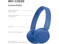 Sony WH-CH530 Trådløse Bluetooth Hodetelefoner (cobalt) Hodetelefoner