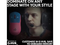 Logitech G PRO X3 SUPERSTRIKE trådløs gamingmus (rosa) Gamingmus