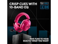 Logitech G PRO X3 LIGHTSPEED trådløst gaming headset (magneta) Gamingheadset