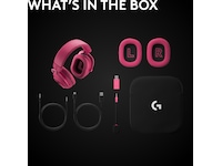 Logitech G PRO X3 LIGHTSPEED trådløst gaming headset (magneta) Gamingheadset