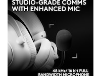 Logitech G PRO X3 LIGHTSPEED trådløst gaming-headset (hvit) Gamingheadset