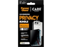 PanzerGlass CARE iPhone Duo Privacy 3-in-1 Bundle Mobildeksel