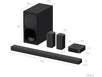 Sony HT-S40R 5.1 Home Cinema Lydplanke -B-Grade Demo DVD/Hi-Fi/stereo