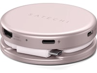 Satechi OntheGo 5-in-1 Multiport Adapter (blush) Dockingstasjon & USB-HUB