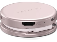 Satechi OntheGo 5-in-1 Multiport Adapter (blush) Dockingstasjon & USB-HUB