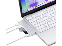 Satechi USB-C Snap Hub for MacBook Neo (sølv) Dockingstasjon & USB-HUB