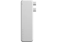 Satechi USB-C Snap Hub for MacBook Neo (sølv) Dockingstasjon & USB-HUB