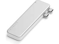 Satechi USB-C Snap Hub for MacBook Neo (sølv) Dockingstasjon & USB-HUB