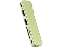 Satechi USB-C Snap Hub for MacBook Neo (sitrus) Dockingstasjon & USB-HUB