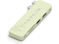 Satechi USB-C Snap Hub for MacBook Neo (sitrus) Dockingstasjon & USB-HUB