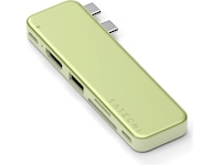 Satechi USB-C Snap Hub for MacBook Neo (sitrus) Dockingstasjon & USB-HUB