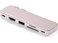 Satechi USB-C Snap Hub for MacBook Neo (rouge) Dockingstasjon & USB-HUB