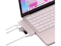 Satechi USB-C Snap Hub for MacBook Neo (rouge) Dockingstasjon & USB-HUB