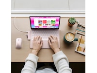 Satechi USB-C Snap Hub for MacBook Neo (rouge) Dockingstasjon & USB-HUB