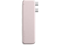 Satechi USB-C Snap Hub for MacBook Neo (rouge) Dockingstasjon & USB-HUB