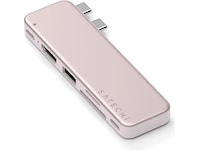 Satechi USB-C Snap Hub for MacBook Neo (rouge) Dockingstasjon & USB-HUB