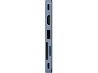 Satechi USB-C Snap Hub for MacBook Neo (indigo) Dockingstasjon & USB-HUB