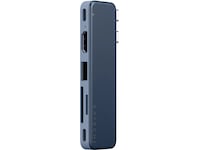 Satechi USB-C Snap Hub for MacBook Neo (indigo) Dockingstasjon & USB-HUB