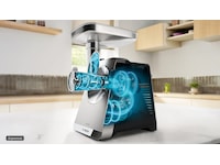Bosch Serie 8 Kjøttkvern MultiPower 2500 W Rustfritt stål Andre kjøkkenapparater