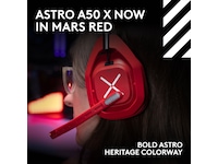 Logitech A50X Gamingheadsett Vivid Red Gamingheadset
