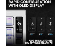 Logitech PRO X2 RAPID Tastatur (hvit) Gamingtastatur