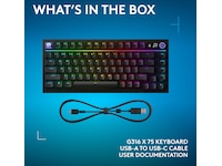 Logitech G316 X 75-speltangentbord Gamingtastatur