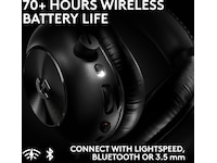Logitech G PRO X3 LIGHTSPEED trådløst gaming headset (sort) Gamingheadset