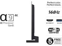 LG 42" C5 AI 4K OLED Smart TV (2025) + soundbar 20 - 49 tommer TV