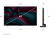 LG 42" C5 AI 4K OLED Smart TV (2025) + soundbar 20 - 49 tommer TV