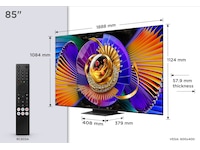 TCL 85" SQD-Mini LED Smart TV C7L (2026) Over 80 tommer TV