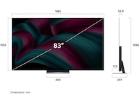 LG 83" C5 AI 4K OLED Smart TV (2025) Over 80 tommer TV
