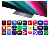 LG 83" C5 AI 4K OLED Smart TV (2025) Over 80 tommer TV