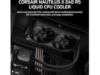 Corsair NAUTILUS II 240 RS Kjøler (sort) CPU - Vannkjøling