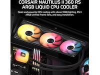 Corsair NAUTILUS II 360 RS ARGB Kjøler (sort) CPU - Vannkjøling