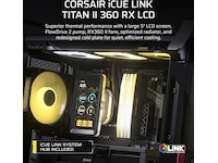 Corsair iCUE Link Titan II 360 RX LCD Kjøler CPU - Vannkjøling