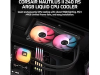 Corsair NAUTILUS II 240 RS ARGB Kjøler (sort) CPU - Vannkjøling