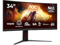 AOC 34" curved gamingskjerm CU34G4ZCA Gamingskjermer