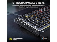 Corsair SKIFF 100 PLUS kablet RGB membran gamingkeyboard Gamingtastatur