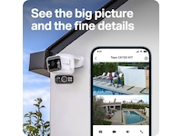 TP-Link Solcelledrevet Dual-Lens Pan/Tilt Sikkerhetskamera Kit Overvåkningskameraer